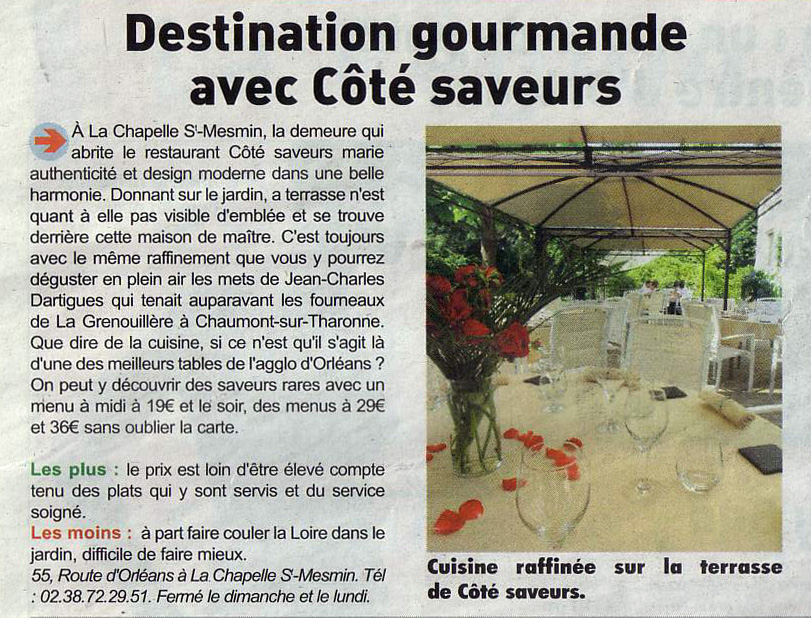 Destination gourmande avec Côté saveurs 